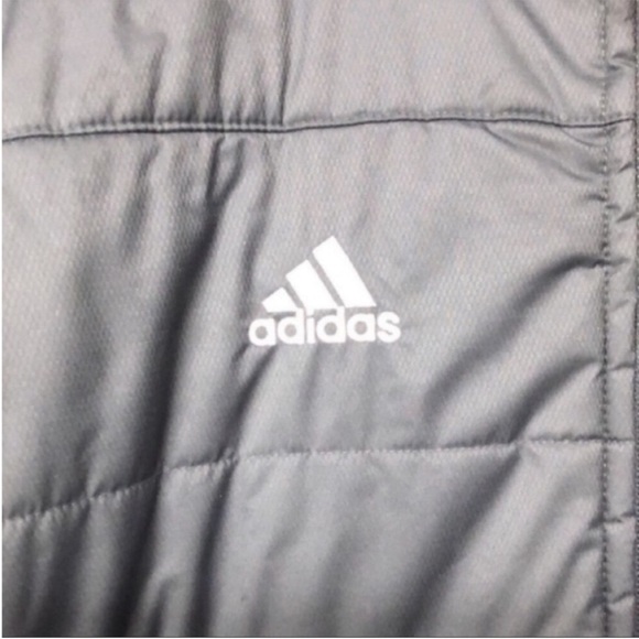 Adidas SL Transition Grey Light Puffer Jacket - Picture 2 of 9